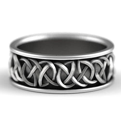 Huitan Viking Wolf Totem Punk Ring