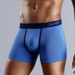 SKARR Men's Cotton Boxer Shorts - Soft Everyday Underwear
