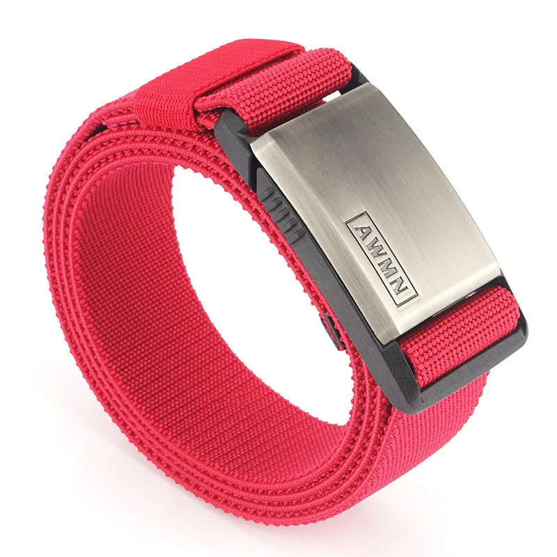 MEDYLA Adjustable Nylon Tactical Belt with Magnetic Buckle