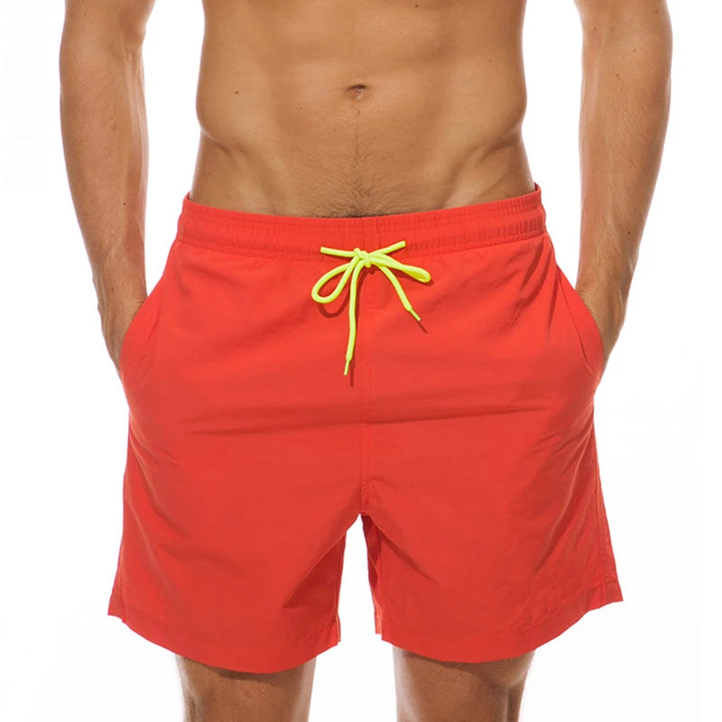 ESCATCH Men's Quick Dry Nylon Swim Shorts
