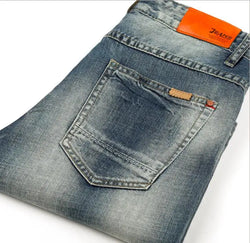 Men's Ripped Stretch Denim Shorts - Breathable Summer Fit