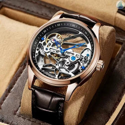 AILANG Skeleton Steampunk Automatic Mechanical Watch