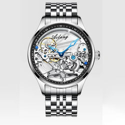 AILANG Skeleton Steampunk Automatic Mechanical Watch