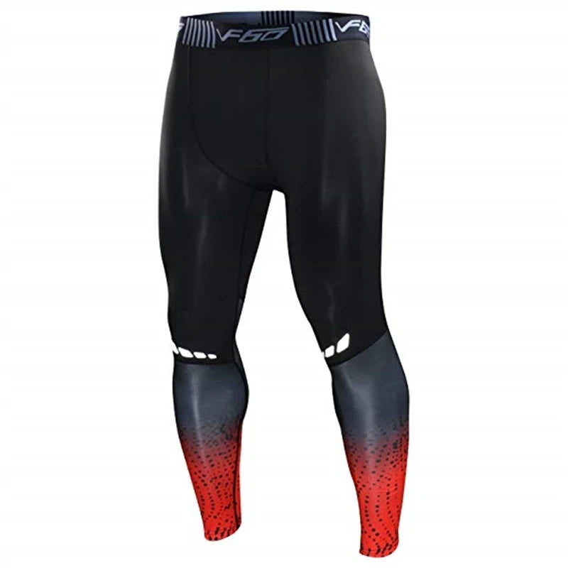 Men's Quick-Dry Compression Running Leggings