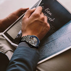 AILANG Skeleton Steampunk Automatic Mechanical Watch