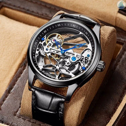 AILANG Skeleton Steampunk Automatic Mechanical Watch