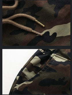 Men's Cotton Camo Jogger Sweatpants