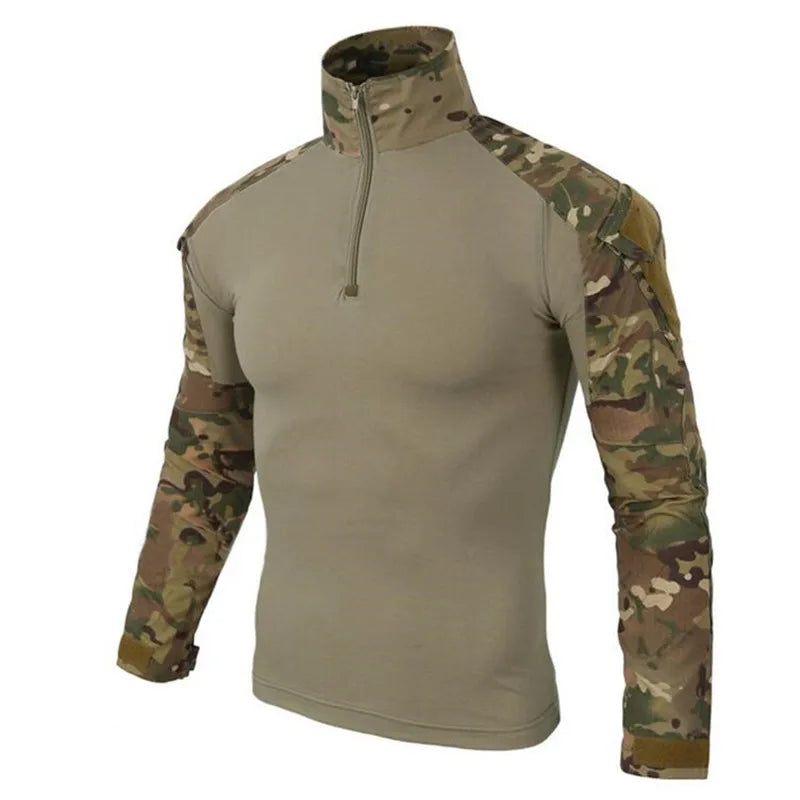 Men's Rapid Assault Camo Tactical Long Sleeve Shirt