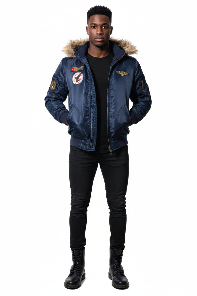 DIMUSI Men's Thick Padded Parka Jacket - Warm Hooded Tactical Coat