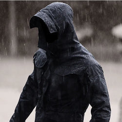 Men's M65 Waterproof Hooded Military Windbreaker Jacket