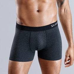 SKARR Men's Cotton Boxer Shorts - Soft Everyday Underwear