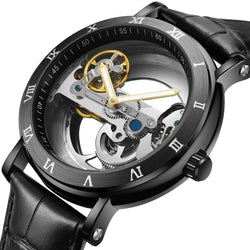 Golden Bridge Skeleton Automatic Mechanical Watch