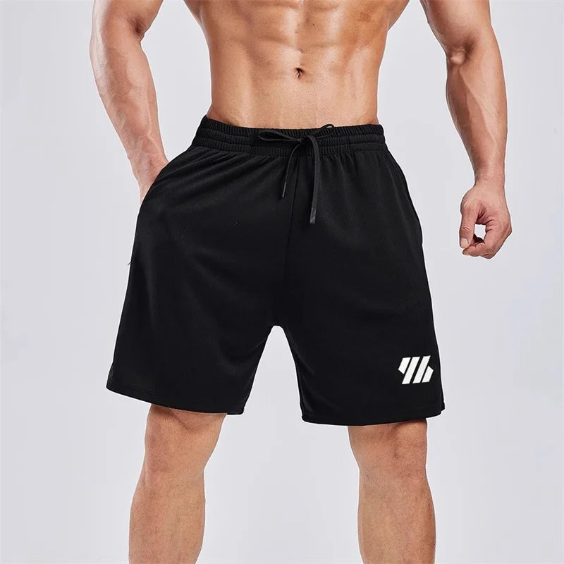 Men's Loose Quick-Dry Mesh Fitness Shorts