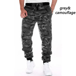 Men's Loose Camouflage Harem Cargo Jogger Pants