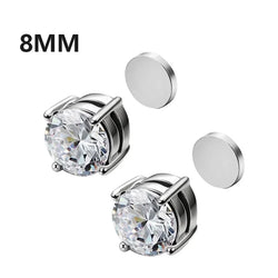 Crystal Magnetic Non-Piercing Ear Studs