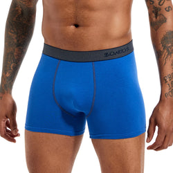 SKARR Men's Cotton Boxer Shorts - Soft Everyday Underwear
