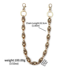 Vintage Punk Skull Heavy Waist Chain Accessory
