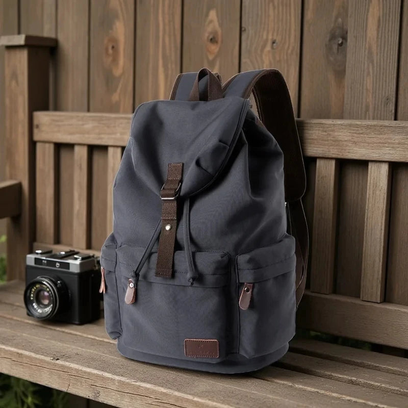MOYYI Vintage 15.6-Inch Laptop Backpack