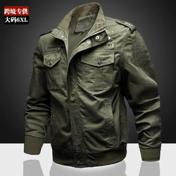 Men's Breathable Multi-Pocket Tactical Motorcycle Jacket