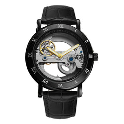 Golden Bridge Skeleton Automatic Mechanical Watch