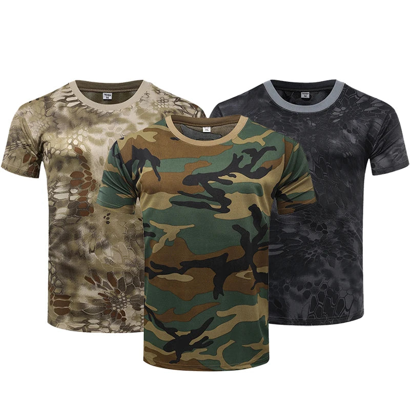 Men's Tactical Camouflage Quick-Dry T-Shirt