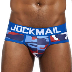 JOCKMAIL Men's Camouflage Briefs - U-Convex Stretch Underwear