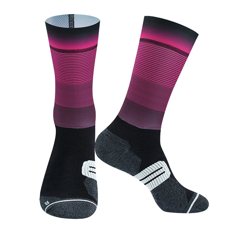 Compression Cycling Sport Socks - Anti-Slip Racing Street Socks