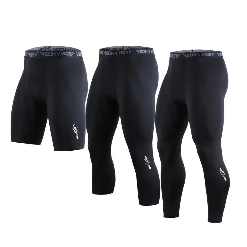 Men's Cool Dry Compression Running Tights