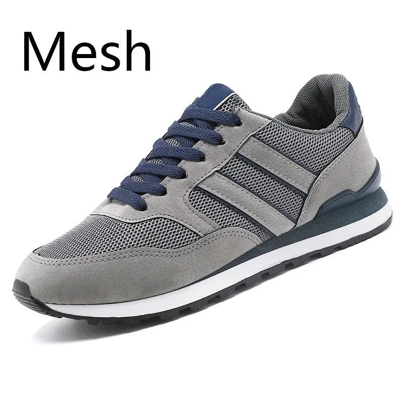 Comfort Walking Sneakers - Trendy Lace-Up Casual Shoes