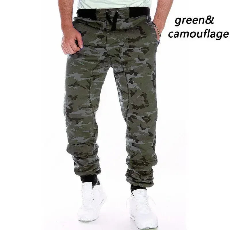 Men's Loose Camouflage Harem Cargo Jogger Pants