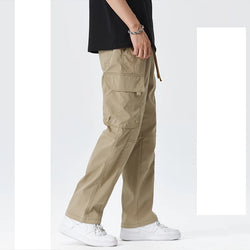 Men's Multi-Pocket Cotton Harem Cargo Joggers