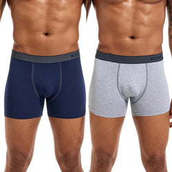 SKARR Men's Cotton Boxer Shorts - Soft Everyday Underwear