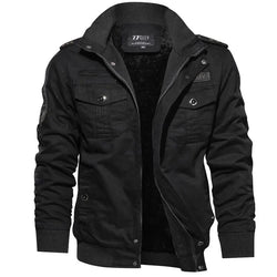 Men's Breathable Multi-Pocket Tactical Motorcycle Jacket