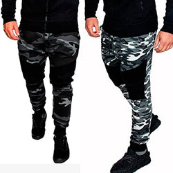 Men's Loose Camouflage Harem Cargo Jogger Pants