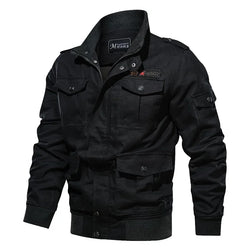 Men's Breathable Multi-Pocket Tactical Motorcycle Jacket