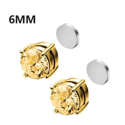 Crystal Magnetic Non-Piercing Ear Studs
