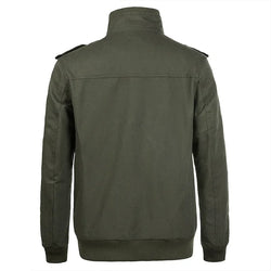 Men's Breathable Multi-Pocket Tactical Motorcycle Jacket
