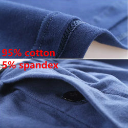 Men's Cotton Elastane Boxer Shorts - 2-Piece Sleepwear Set