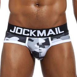JOCKMAIL Men's Camouflage Briefs - U-Convex Stretch Underwear