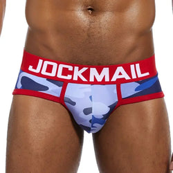 JOCKMAIL Men's Camouflage Briefs - U-Convex Stretch Underwear
