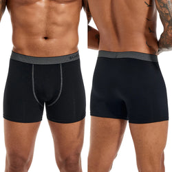 SKARR Men's Cotton Boxer Shorts - Soft Everyday Underwear