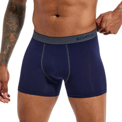 SKARR Men's Cotton Boxer Shorts - Soft Everyday Underwear
