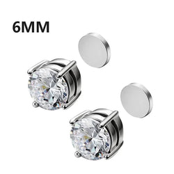 Crystal Magnetic Non-Piercing Ear Studs