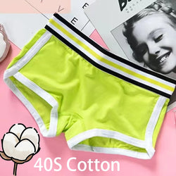 Women's 40S Cotton Boyshorts - Soft Yoga and Gym Underwear