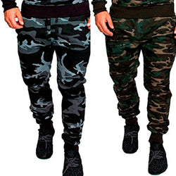 Men's Loose Camouflage Harem Cargo Jogger Pants