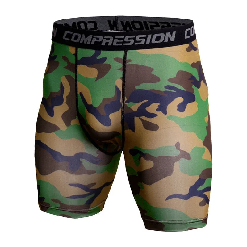 Men's Quick-Dry Compression Running Shorts