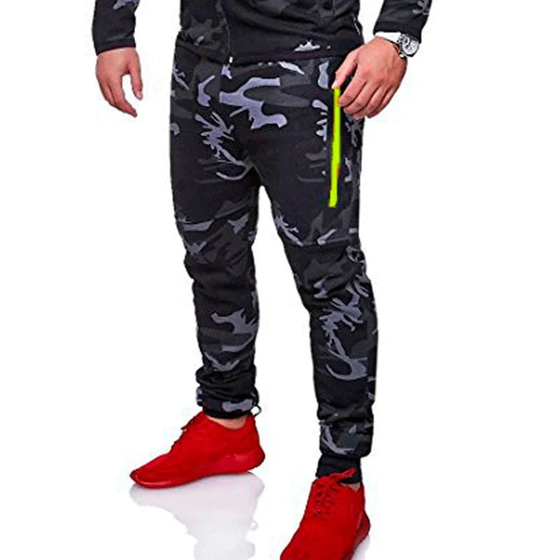 Men's Loose Camouflage Harem Cargo Jogger Pants