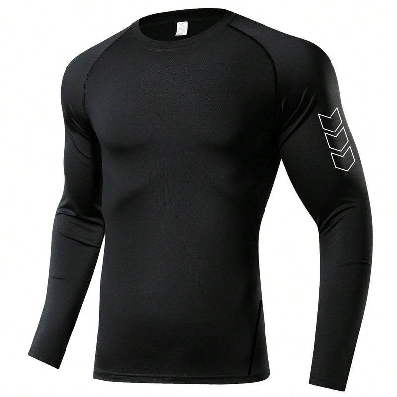 Men's Long Sleeve Quick-Dry Compression Base Layer