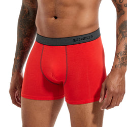 SKARR Men's Cotton Boxer Shorts - Soft Everyday Underwear