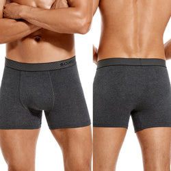 SKARR Men's Cotton Boxer Shorts - Soft Everyday Underwear